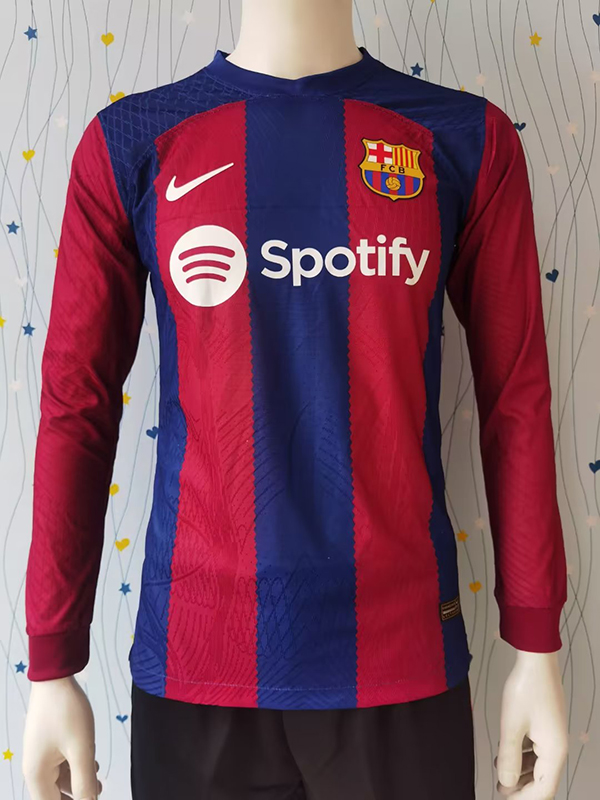 AAA Quality Barcelona 23/24 Home Long Jersey(Player)